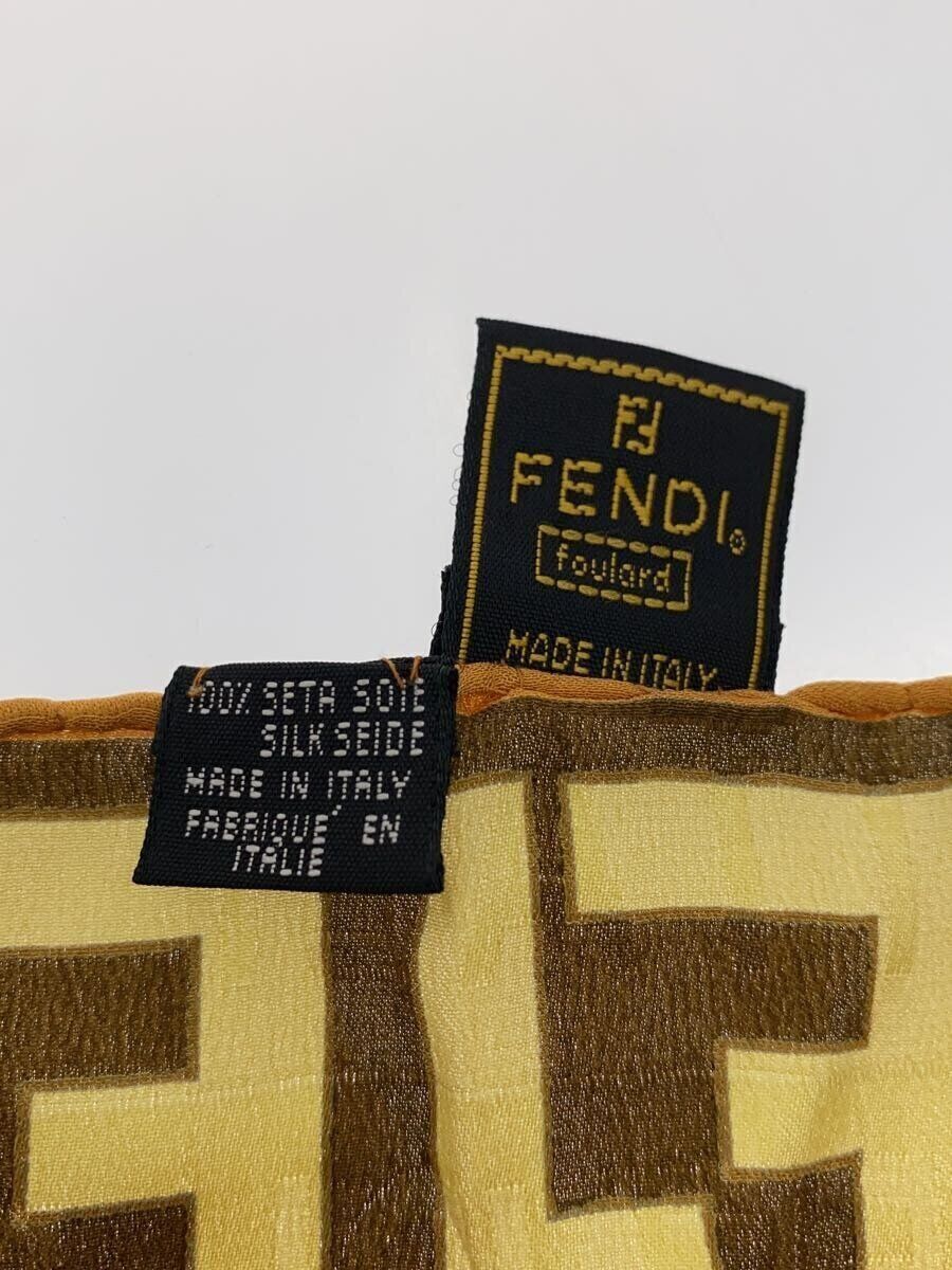 FENDI Women's Silk Brown Total Pattern Scarf Used | eBay