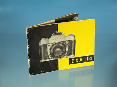 Ihagee Exa IIa Gebrauchsanweisung Instruction manual Deutsch German - (50948)