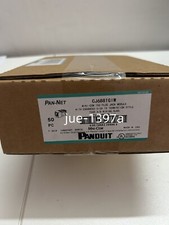 Panduit Giga TX Cat6 jack white CJ688TGIW BOX OF 50. Free shipping  
