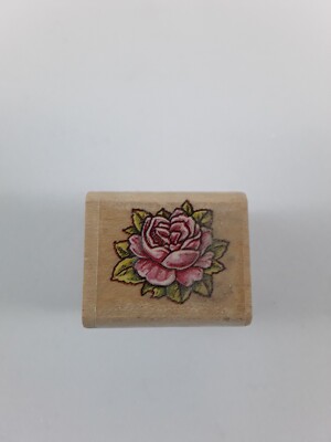 Delicate Rose Rubber Stamp 292A Rubber Stampede Cynthia Hart 2002