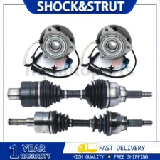 CV Axle Shaft + Wheel Hub Bearing For Mazda B4000 2005 2004 2003