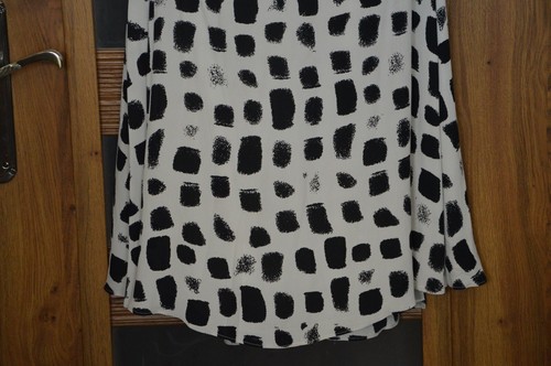 Gonna Massimo Dutti Zara Gruppo Stampa Bicolore Nero Bianco Gonna Cintura EU 40 US8 - Foto 21 di 23