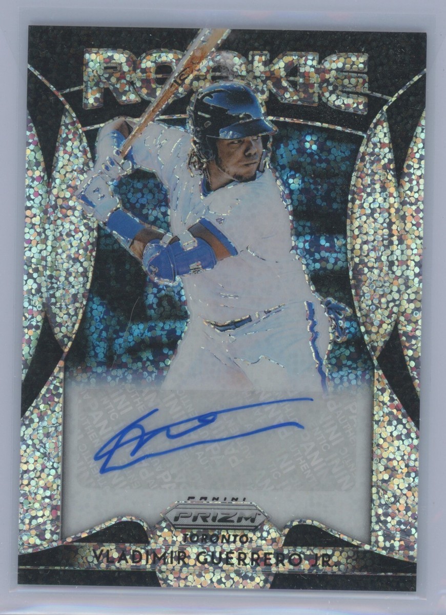 vladimir guerrero jr サイン 2019 panini VLADIMIR GUERRERO JR. 2019 Panini Prizm Black Finite White Sparkle