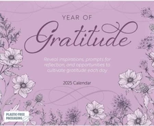Carousel Calendars,  Year of Gratitude 2025 Desk Calendar