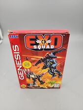 EXO SQUAD SEGA GENESIS COMPLETE IN BOX with Registration card!! No Poster