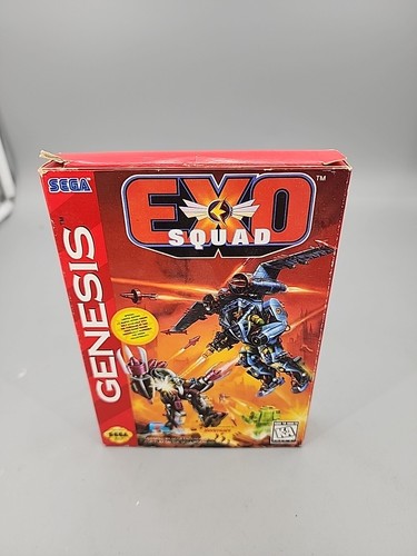 EXO SQUAD SEGA GENESIS COMPLETE IN BOX with Registration card!! No Poster