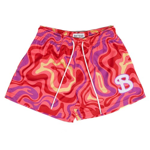 Bucketsquad Shorts Men Mesh Quick-Drying Summer Baggy Quarter Basketball Pants - Picture 6 of 60