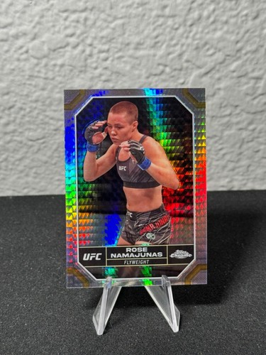 Réfracteur à prisme base UFC chromé 2024 Topps 1 - 200 - COMPLÉTEZ VOTRE SET - PYC - Photo 206/237