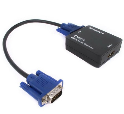 Simplecom CM201 Full HD 1080p VGA to HDMI Converter with Audio - Picture 2 of 4