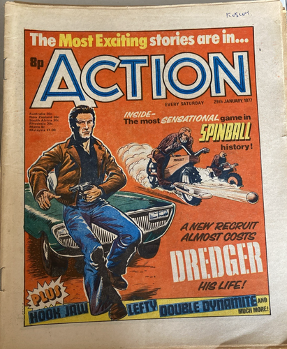 ACTION. 1976-1977. VINTAGE 18 ICONIC IPC MAGAZINE INCLUDES SOME RARE PRE -BAN. - Picture 9 of 19