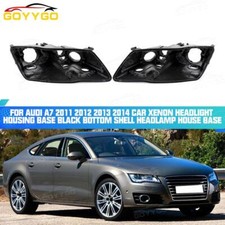 Für Audi A7 2011-2014 Auto Scheinwerfer Gehäuse Basis schwarz unten Shell Basis
