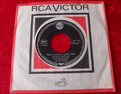 Single 7'' Ray Peterson - Tell Laura I love her / Wedding day