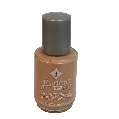 Jordana Oil-Free Creamy Liquid Foundation New 1 fl oz 05 Sand Made In USA