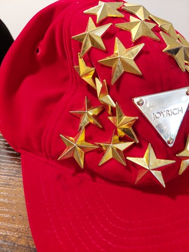 Joyrich 2014 Velvet Caps / Hüte Black & Red Gold Star Snapback One Size Rarität - Bild 6 von 9