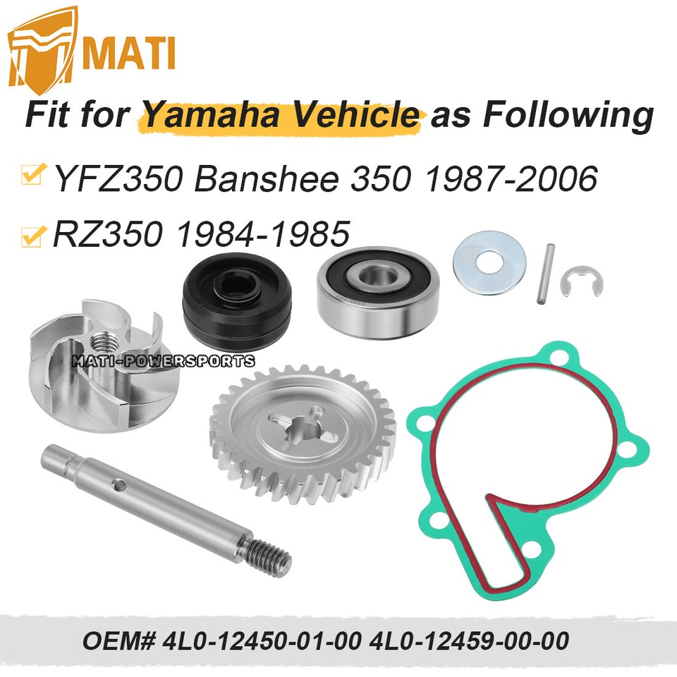 Yamaha Banshee MOTO1988 Water Pump Seal Rebuild Kit Bearing O RING For Yamaha Raptor 660 660R YFM660R 2001 2002 2003 2004 2005 11H 12438 10 00 Gear Pump - Foto 11