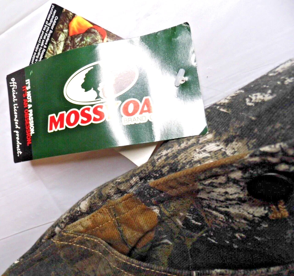 Mossy Oak Break Up Camo Bib Overalls Brown  Style WF107 Unlined Mens Sz 42 NEW - Image 4 of 4