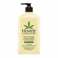 HEMPZ Pure Herbal Extracts Sweet Pineapple  Honey Melon Lotion - 17 fl. ozs.