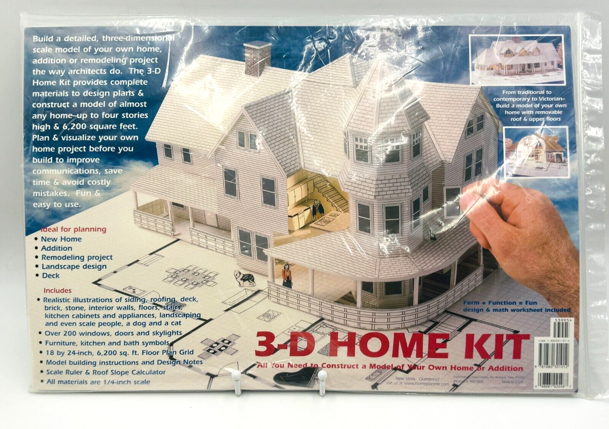 Design Works 3-D Home Kit-All You Need to Construct Model of Your