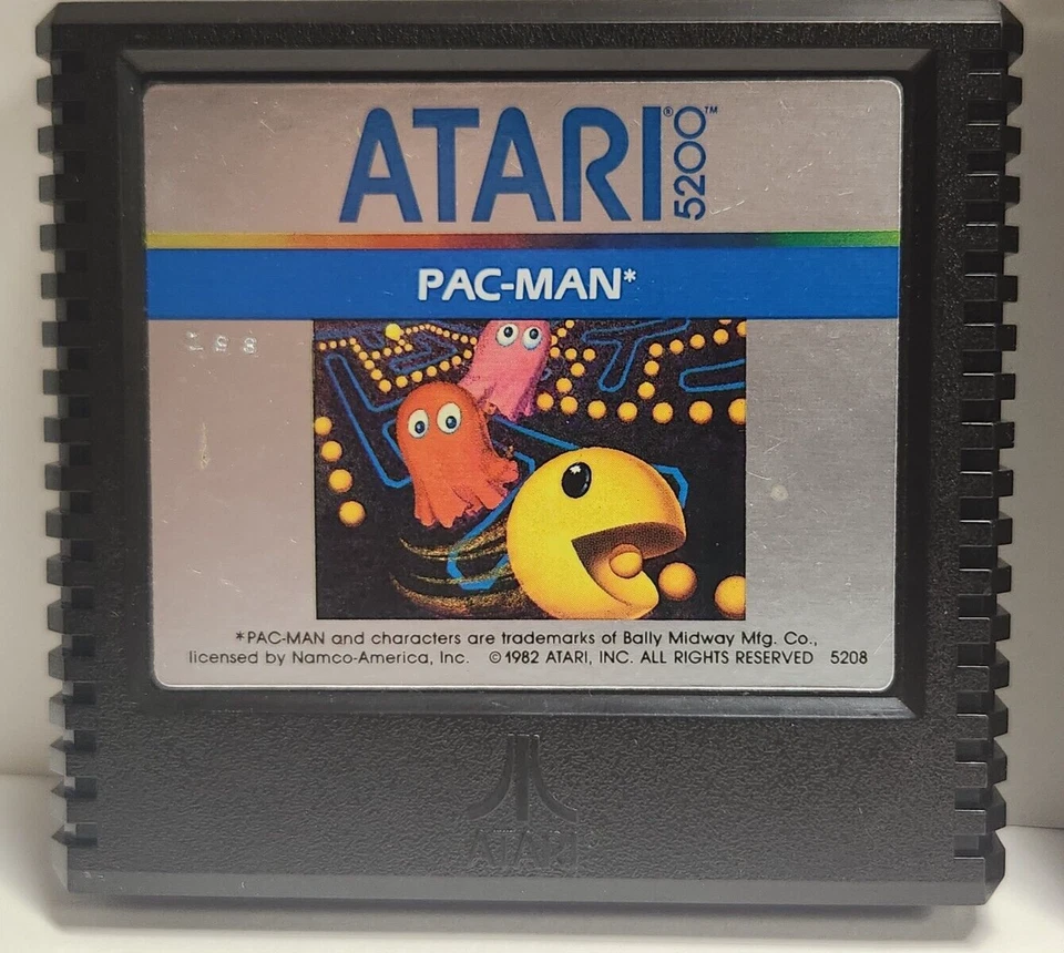 Vintage Authentic Atari Pac-Man 5200 Video Game Not For Resale - Very good Cart - Image 2 of 4