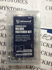 134 Piece Deluxe S.S. Fastener Assortment Kit.