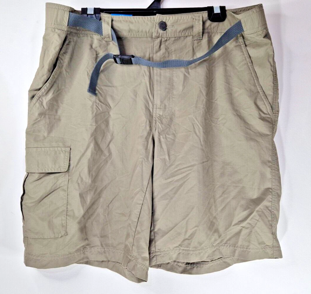 Columbia Sportswear Omni-Shield Khaki Shorts Size W38 x L10 Outdoors Hiking BNWT