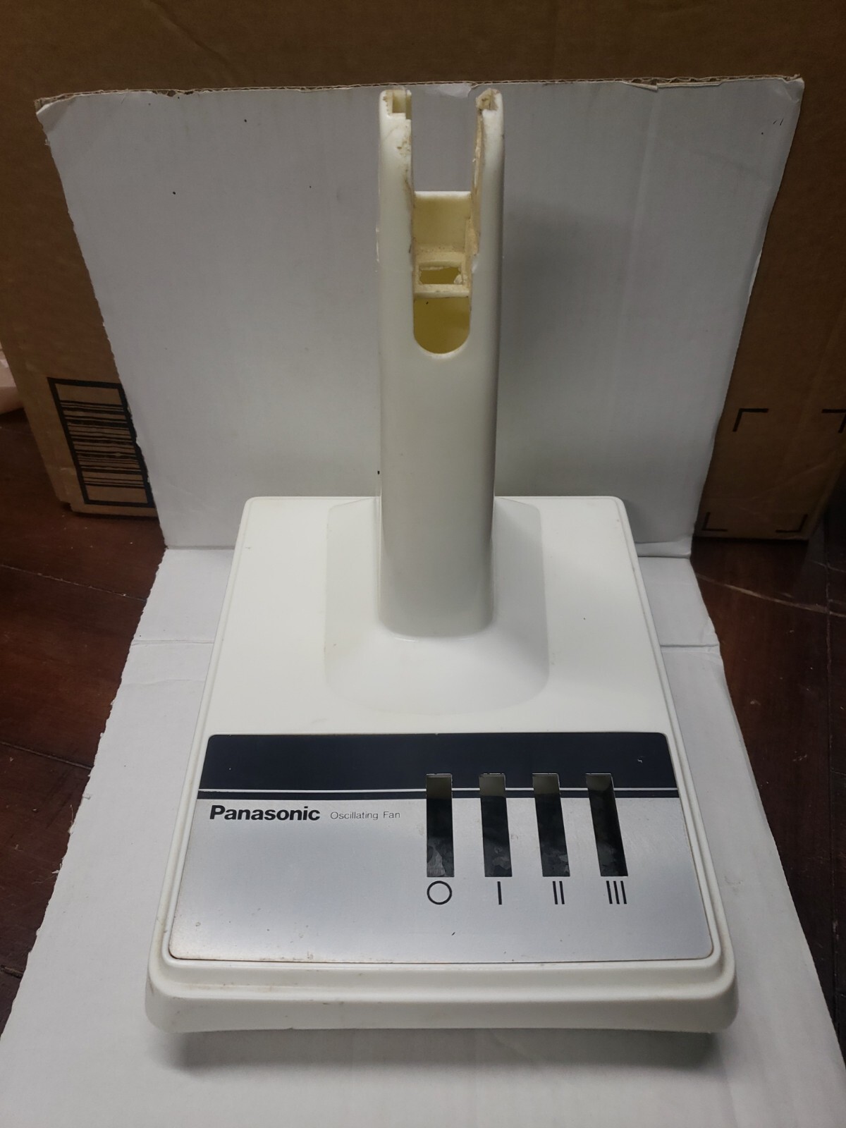 Vintage Panasonic F-1209B Oscillating Fan Replacement Base Only 3-Speed-image