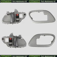 Interior Door Handle w/ Bezel Set 15708079 15708080 For GMC C1500 C2500 C3500 