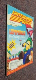 Nintendo Power Magazine Volume 37 Lemmings + Ultra Bots Poster SNES NES