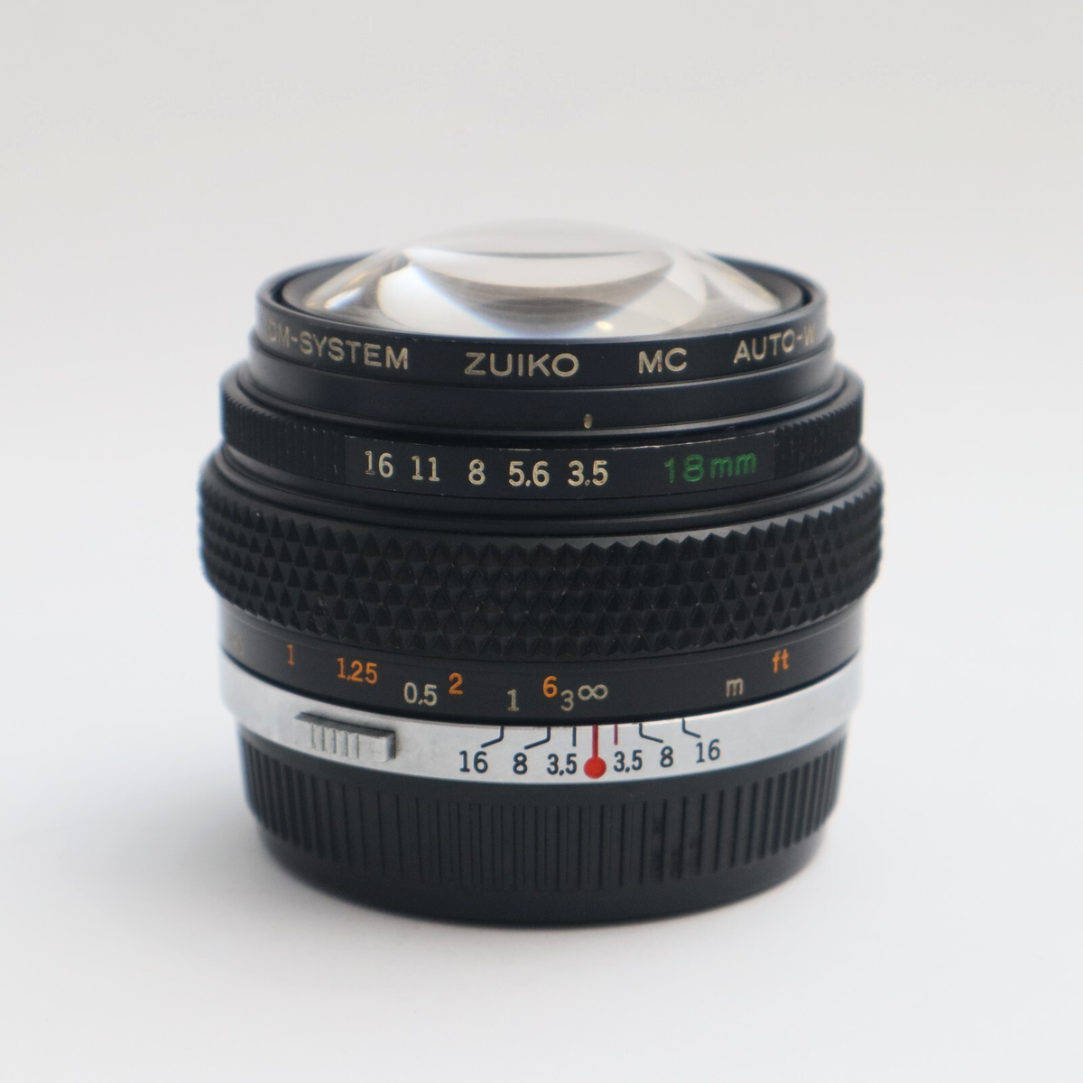 Rare Olympus Zuiko 18mm f3.5 Auto-W MC OM Mount Fisheye Lens - USA