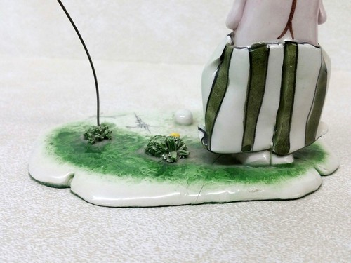 Vintage Zampiva Italy Porcelain Figurine Golf Putting Green - Picture 4 of 8