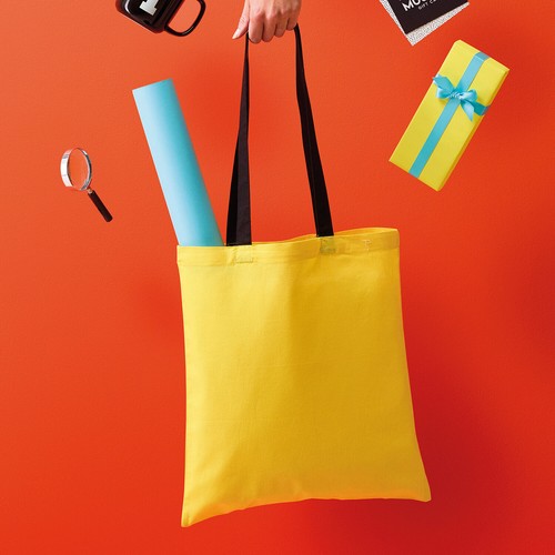 Canvas Cotton Tote Bag Shopper For Life Long Short Handle Shopping Reusable Eco - Picture 8 of 89