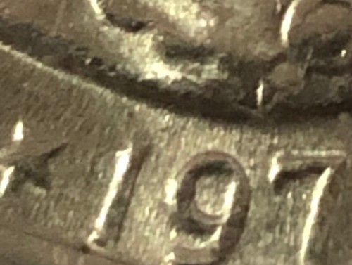 1979 P 1 Dollar "Susan B. Anthony Dollar" SBA $1 WIDE RIM LARGE "P" - Picture 7 of 10