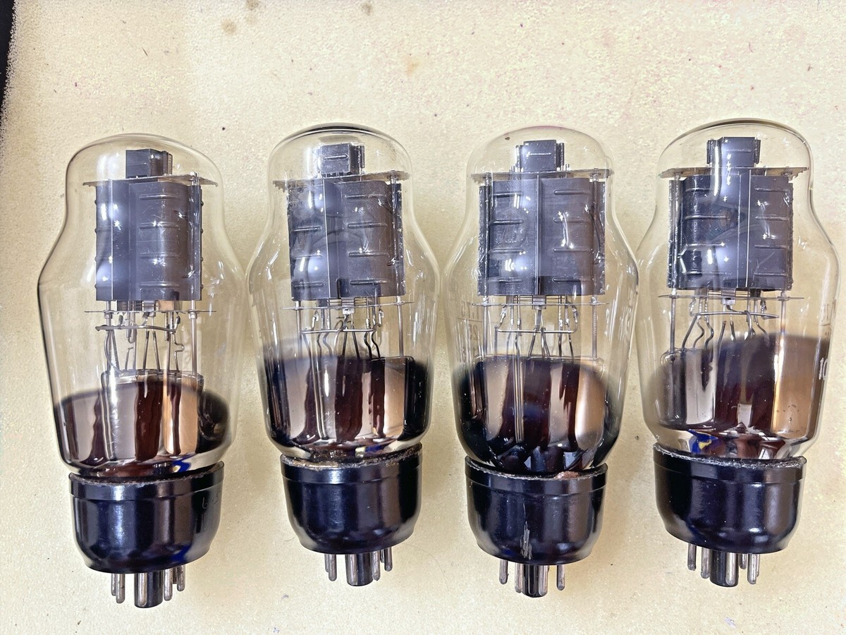 真空管 英国軍用 CV1947 6L6G ヴィンテージ球 GEC VT-75 VT75 CV1947 KT66 6L6 6L6G Cup Getter Excellent Testing