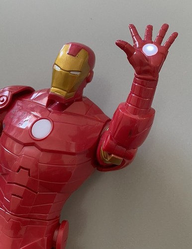 Disney Store Hasbro Marvel Avengers Iron Man Talking Large Action Figure 14” - Picture 3 of 4