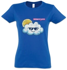Cloud You Make Me Happy Women T-Shirt Gamer Gaming Pixel Retro Bit Geek Nerd Fun