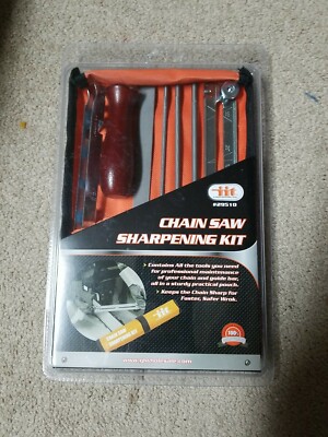 7pc Chainsaw Sharpening Kit Files Gauge Handle For Most Chain Saw Chains