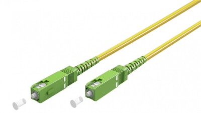 Glasfaserkabel (FTTH), Singlemode (OS2) Yellow, (Simplex),SC-APC (8°) , 3 m