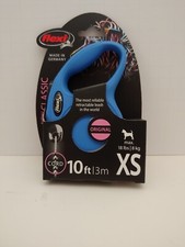 Flexi Nuevo Cable Clásico X-Pequeño, 18 lb., Azul, 10 ft.