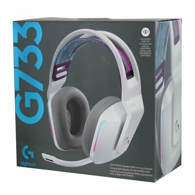 Logitech G733 RGB Wireless Gaming Headset for PC Mac & PS4 PS5 WHITE  981-000882 97855157157