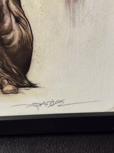 Alex Pardee “Letters From Digested Children” Hand Signed Framed 9x11” Rare 2009 - Picture 2 of 7