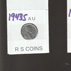 1943 S   STEEL  LINCOLN  CENT   ~ALMOST   UNCIRCULATED ~ RS COINS #51R FREE SHIP