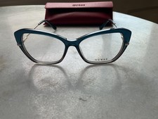 GUESS GU 50183 092 54 Teal Grey Gold Flex Hinge eyeglasses