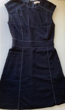 Tory Burch Women's Natalee Ponte Sheath A Line Dress 100% Wool, Size 8 