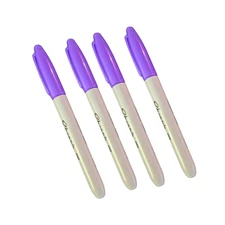 VALLEY GIRL VIOLET Sharpie Markers Fine Point Permanent Marker Lot Of 4
