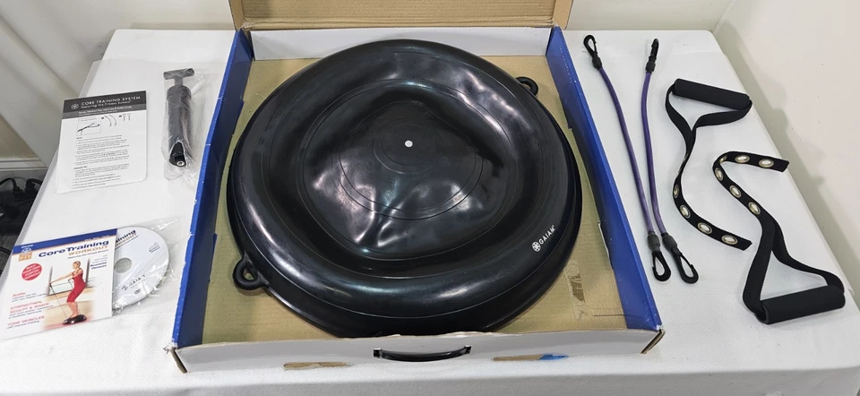 GAIAM Core Sistema de Entrenamiento Entrenador de Equilibrio Balón con Cordones de Resistencia Core Entrenamiento Foto 2 de 4