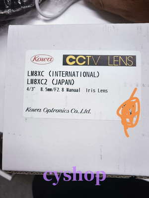 1PC Brand New KOWA LM8XC industrial lens Fast shipping FedEx or DHL*y