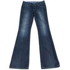      PAIGE Hidden Hills Bootcut Flare Jeans  Women's 27  Dark Wash Made in USA