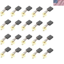 Replacement Carbon Brushes Pack of 20 - 18mm x 17mm x 7mm for Electric Motors