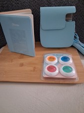 Sky Blue Fuji Film Instax Camera Accessories Set