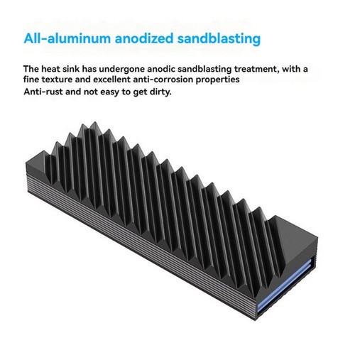 M.2 SSD Heat Sink M2 2280 Solid State Hard Disk Aluminum Heatsink Gasket3772 - Afbeelding 6 van 10